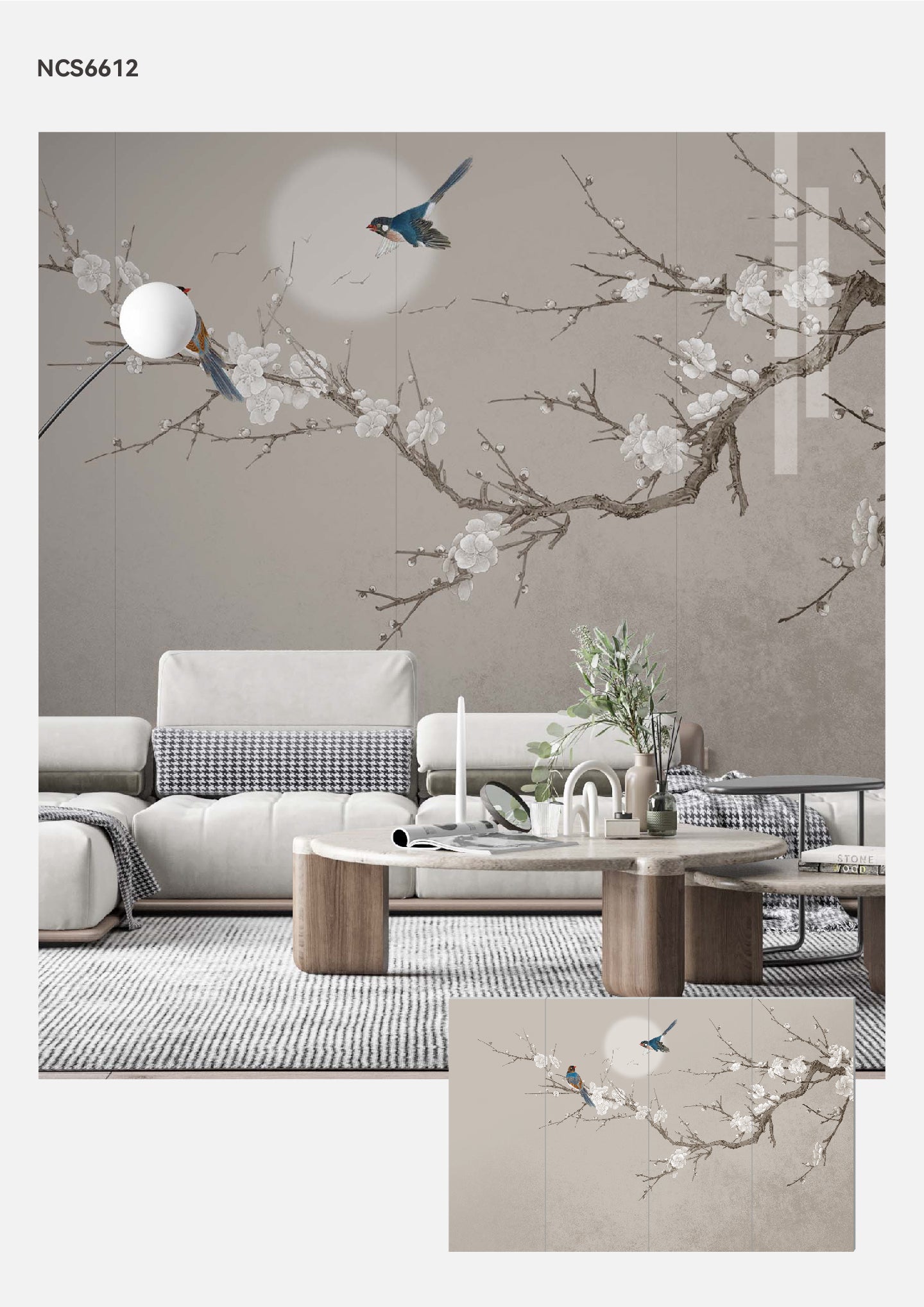 Chinese Style SPC Background Art-Chinese Flower Bird(HD)