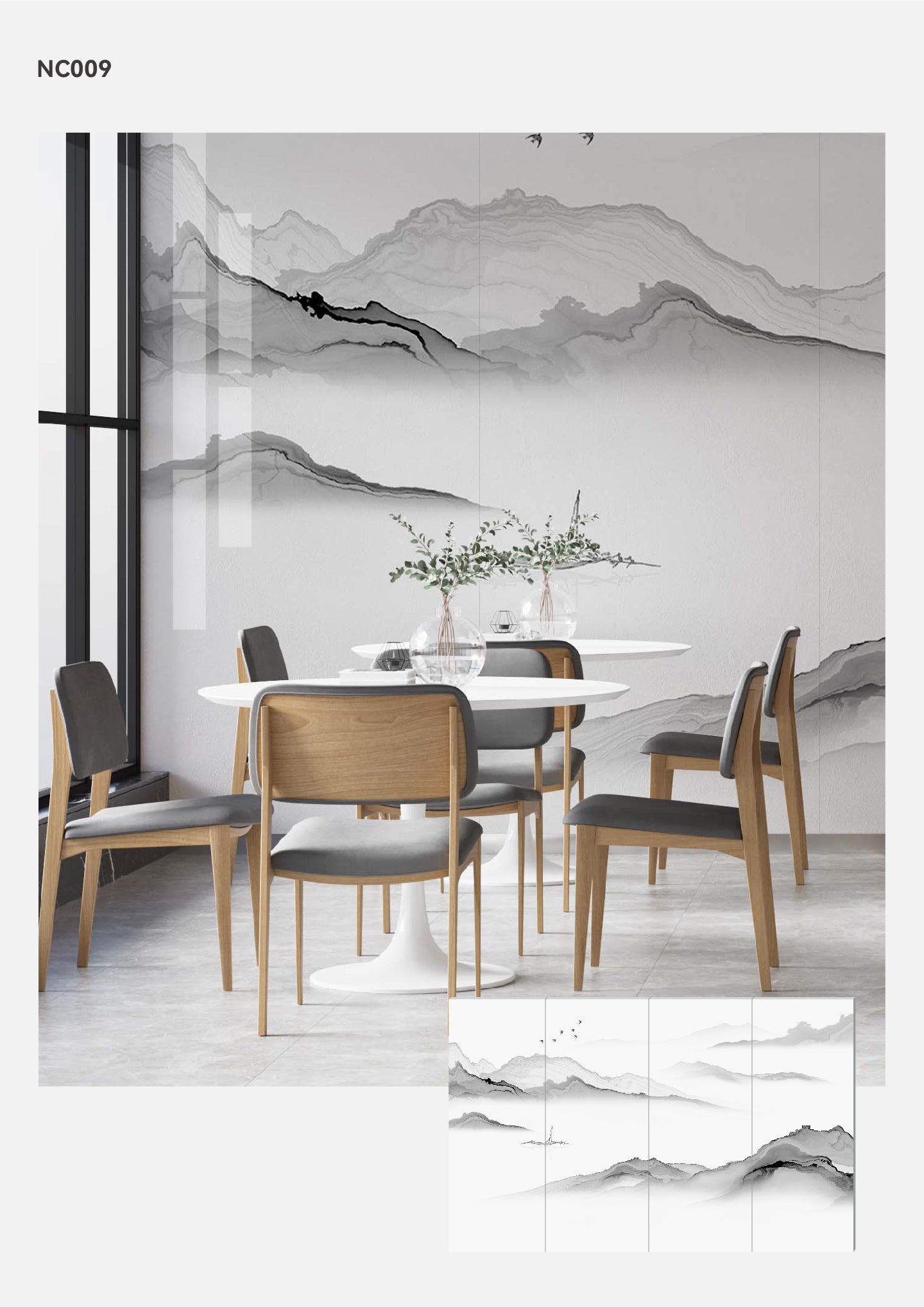 Laser Engraved Wall -New Chinese Style Wall Art