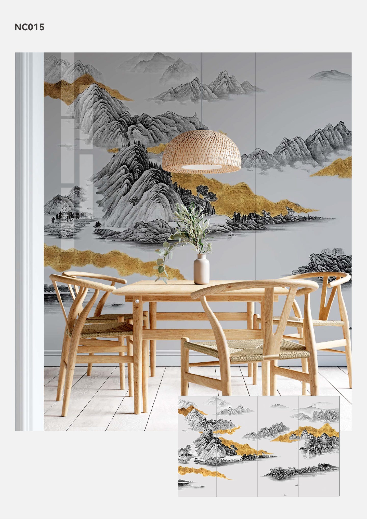Laser Engraved Wall -New Chinese Style Wall Art