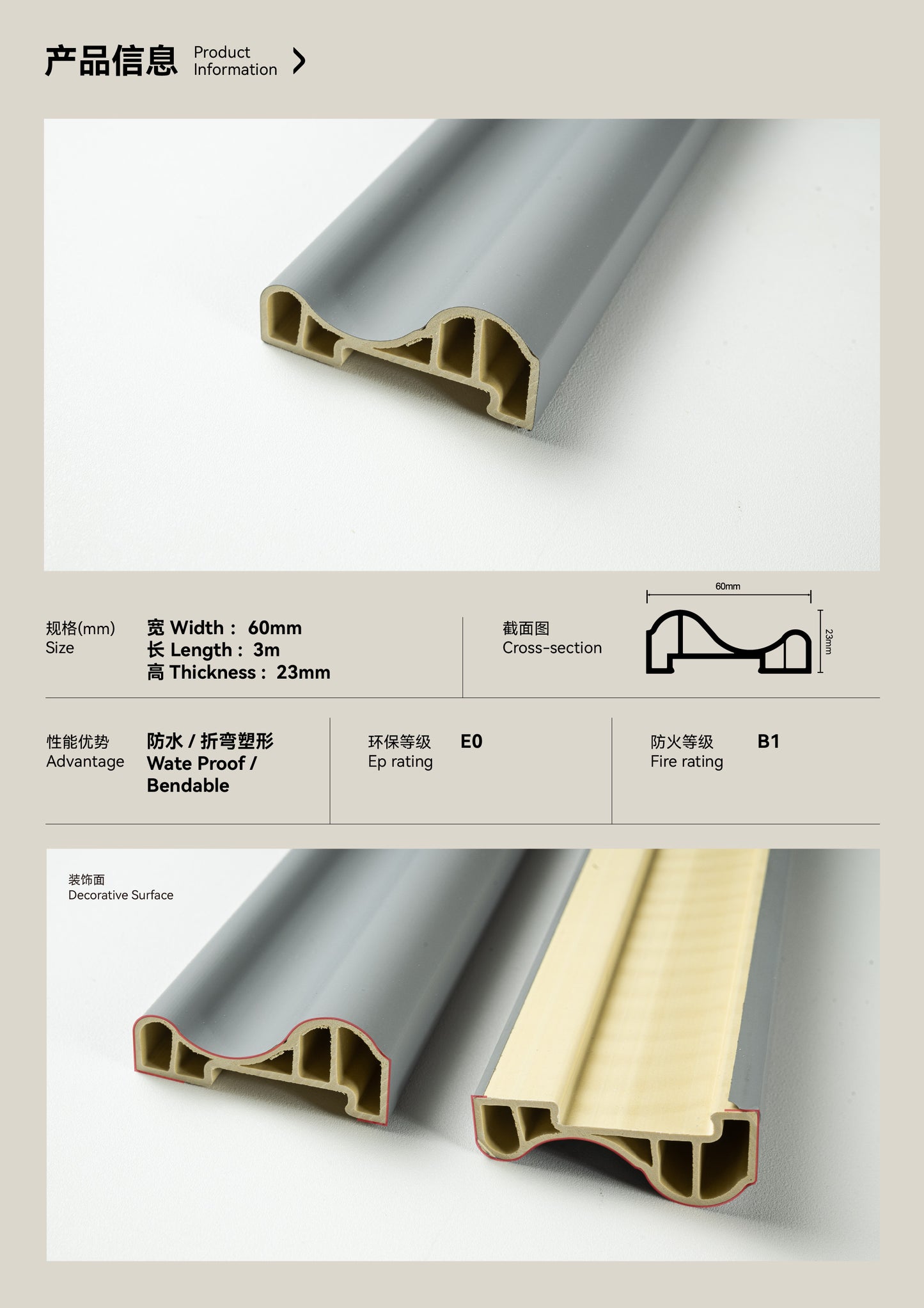 Frame Trim 60mm