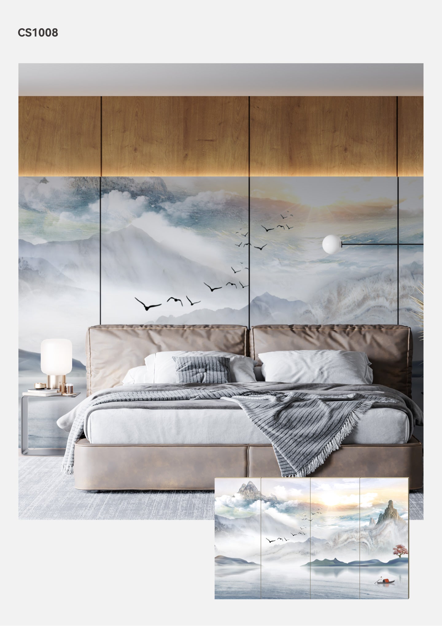 Hardback Wall Mural-Chinese Style