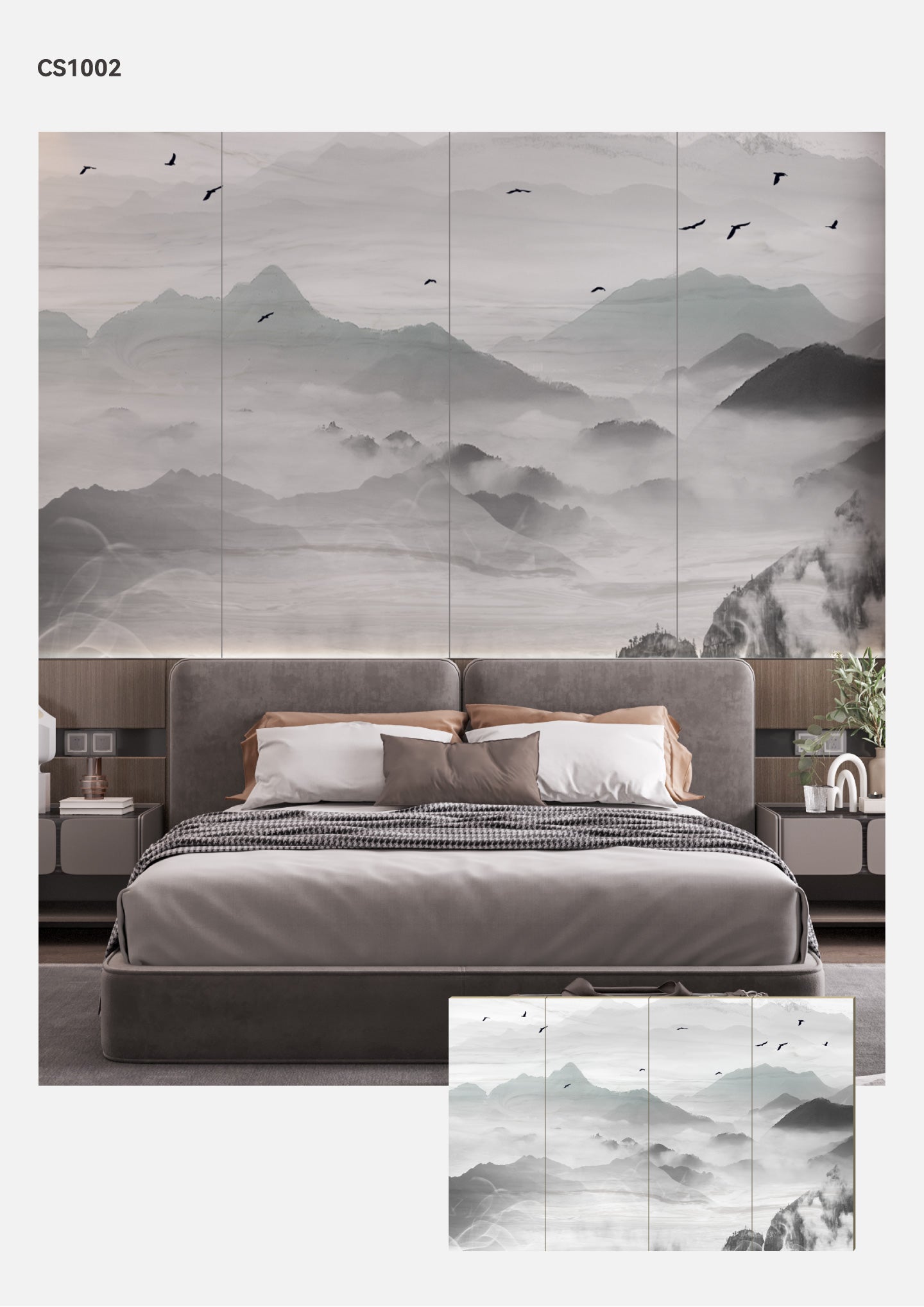 Hardback Wall Mural-Chinese Style