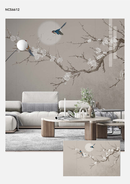Chinese Style  SPC Background Art-Chinese Flower Bird（HD）