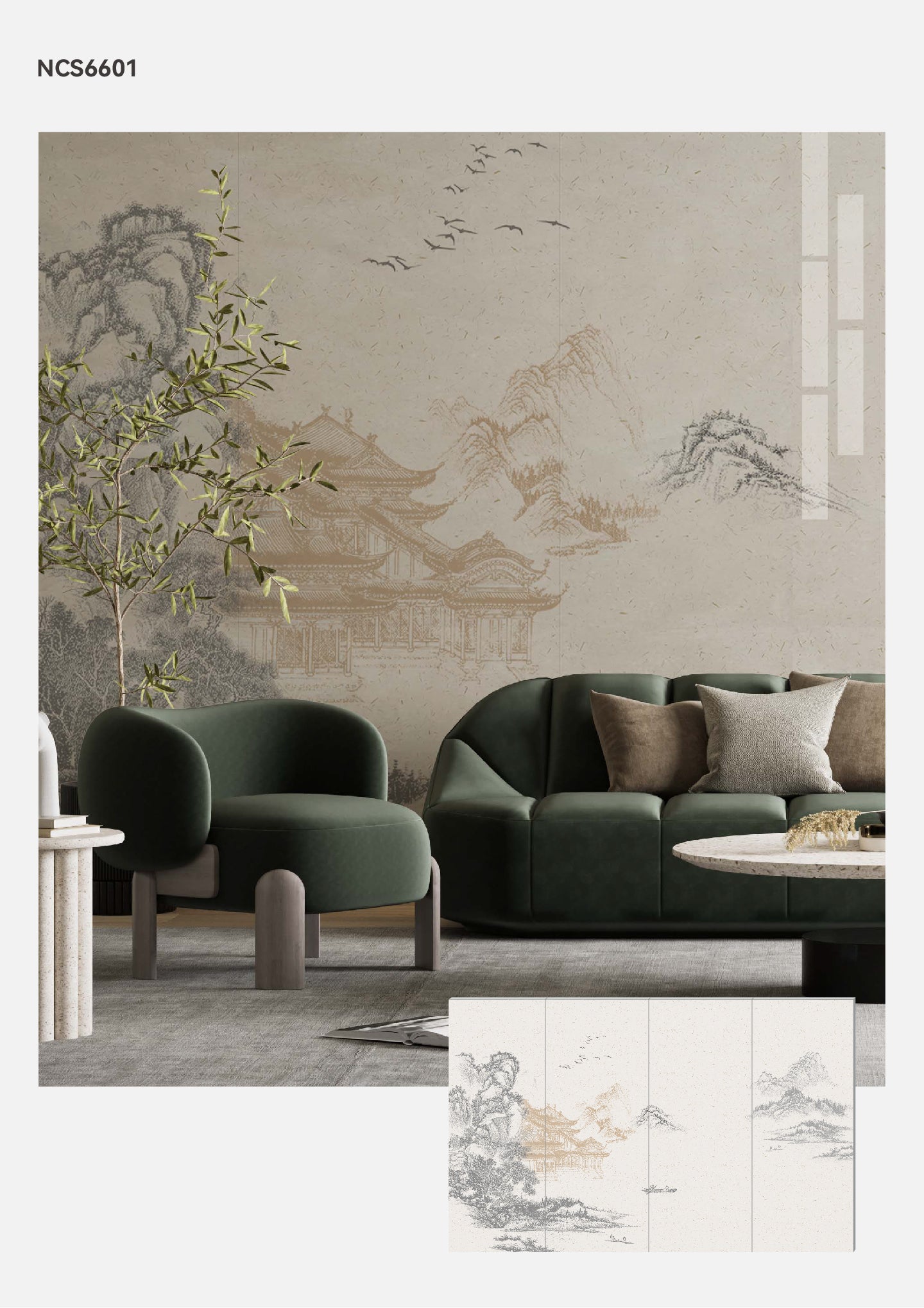 Chinese Style  SPC Background Art-Ink and water mood（HD）
