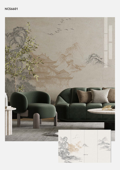 Chinese Style  SPC Background Art-Ink and water mood（HD）