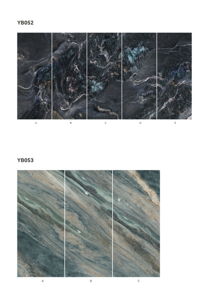 SPC Background Art (Stone Texture)-BLUE GREEN LUXURY STONE
