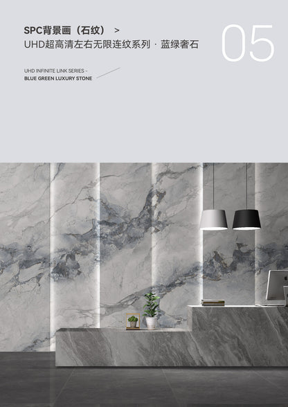 SPC Background Art (Stone Texture)-BLUE GREEN LUXURY STONE