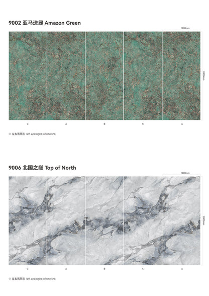 SPC Background Art (Stone Texture)-BLUE GREEN LUXURY STONE