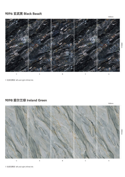 SPC Background Art (Stone Texture)-BLUE GREEN LUXURY STONE