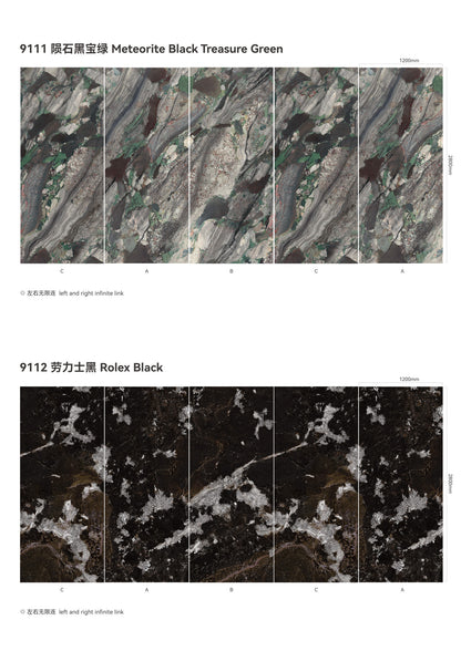 SPC Background Art (Stone Texture)-BLUE GREEN LUXURY STONE