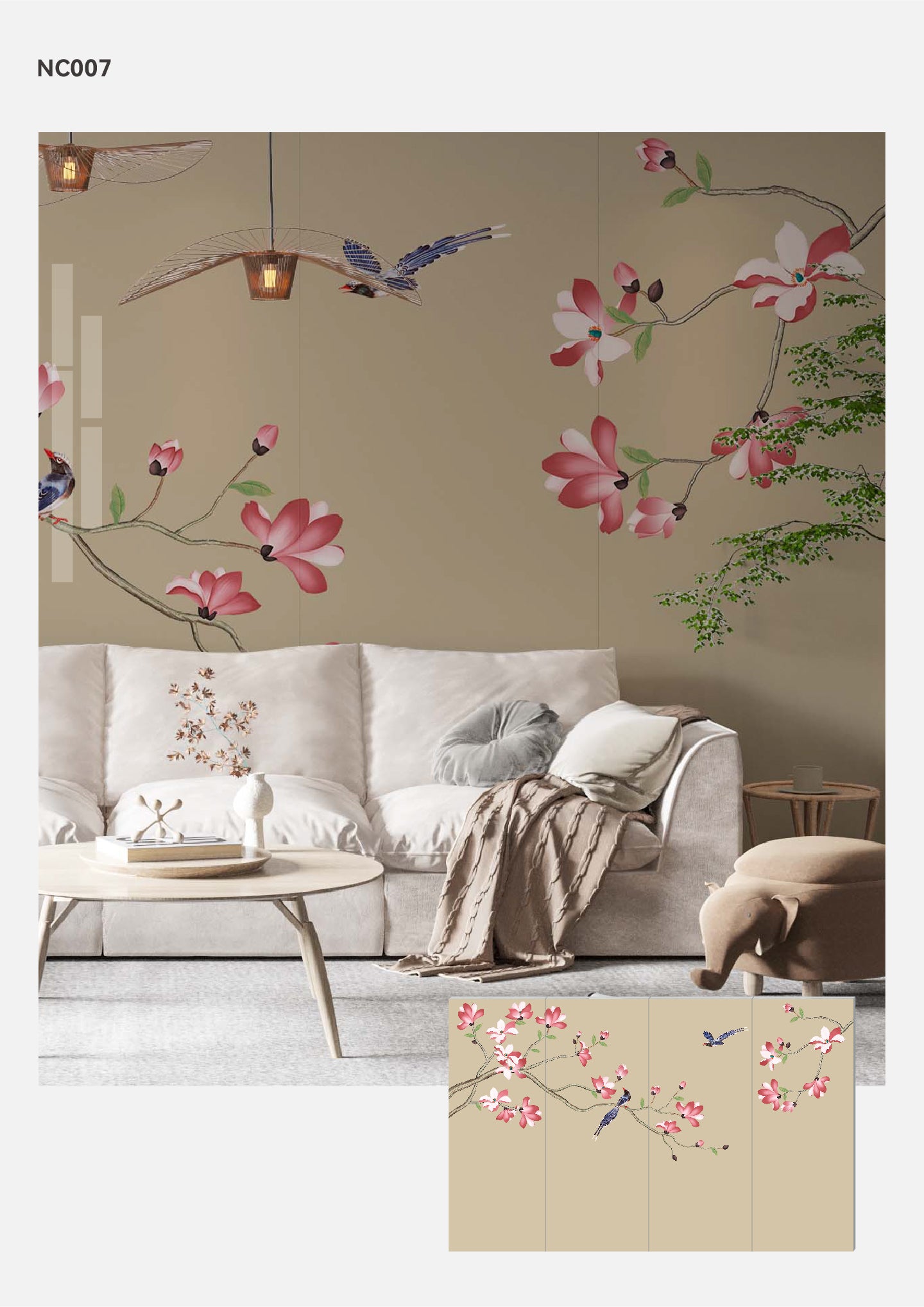 Chinese Style  SPC Background Art-Chinese Flower Bird（HD）