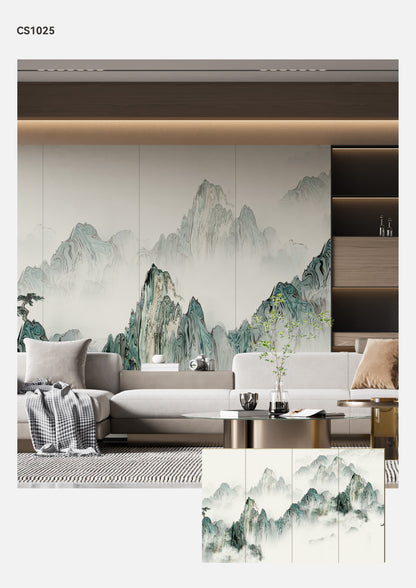 Hardback Wall Mural-Chinese Style