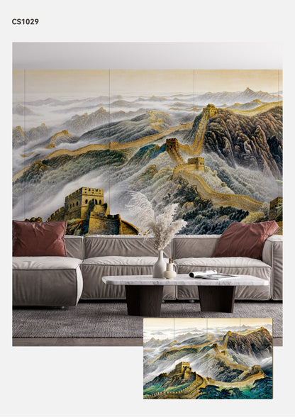 Hardback Wall Mural-Chinese Style