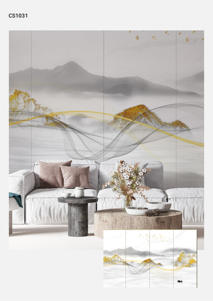 Hardback Wall Mural-Chinese Style