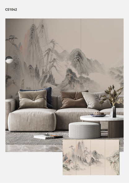 Hardback Wall Mural-Chinese Style