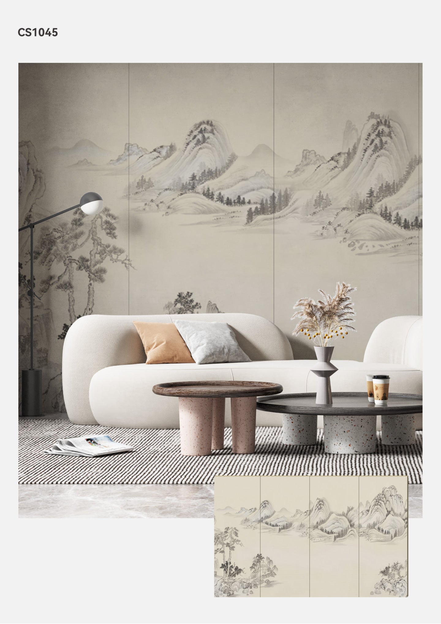 Hardback Wall Mural-Chinese Style
