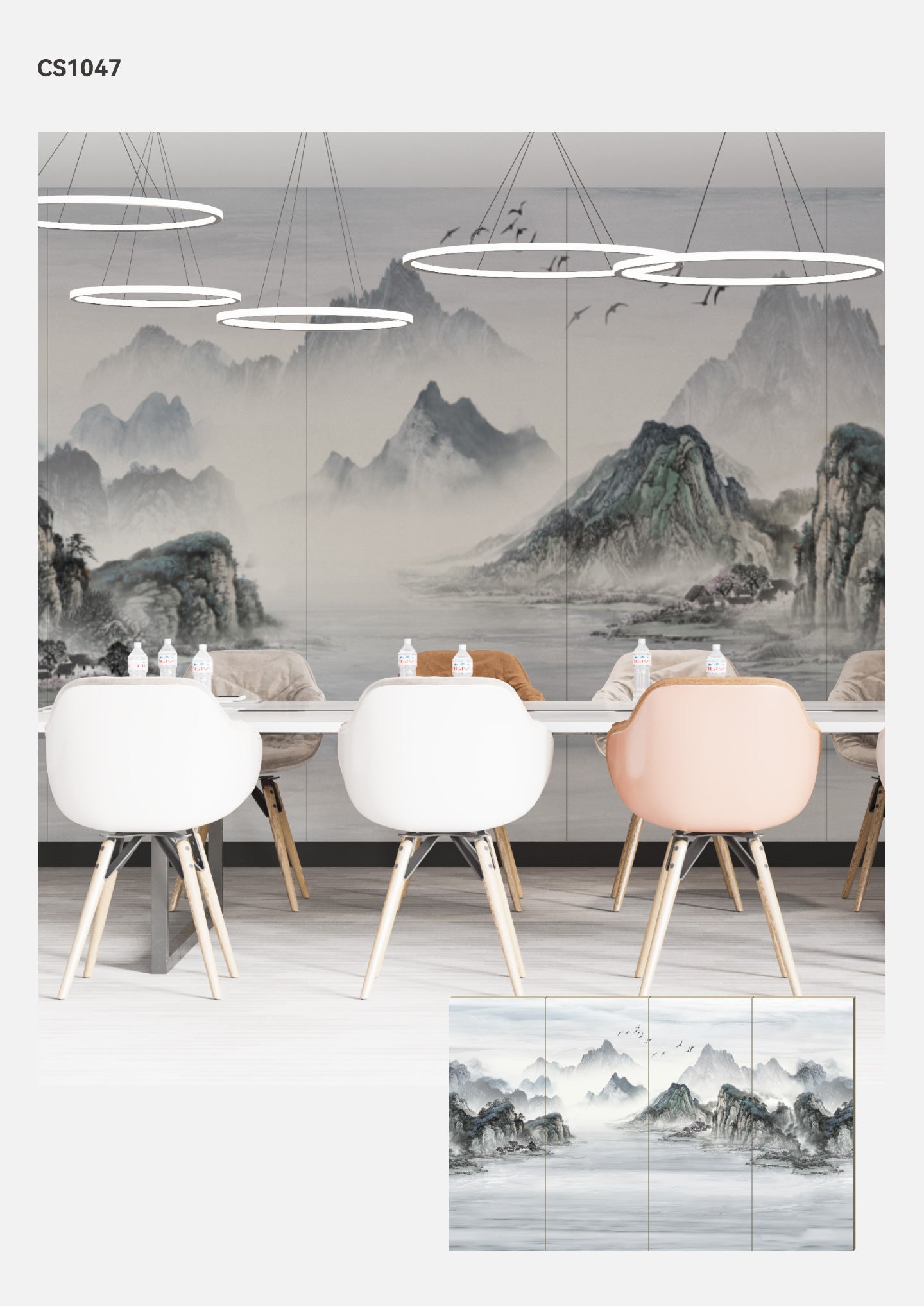 Hardback Wall Mural-Chinese Style