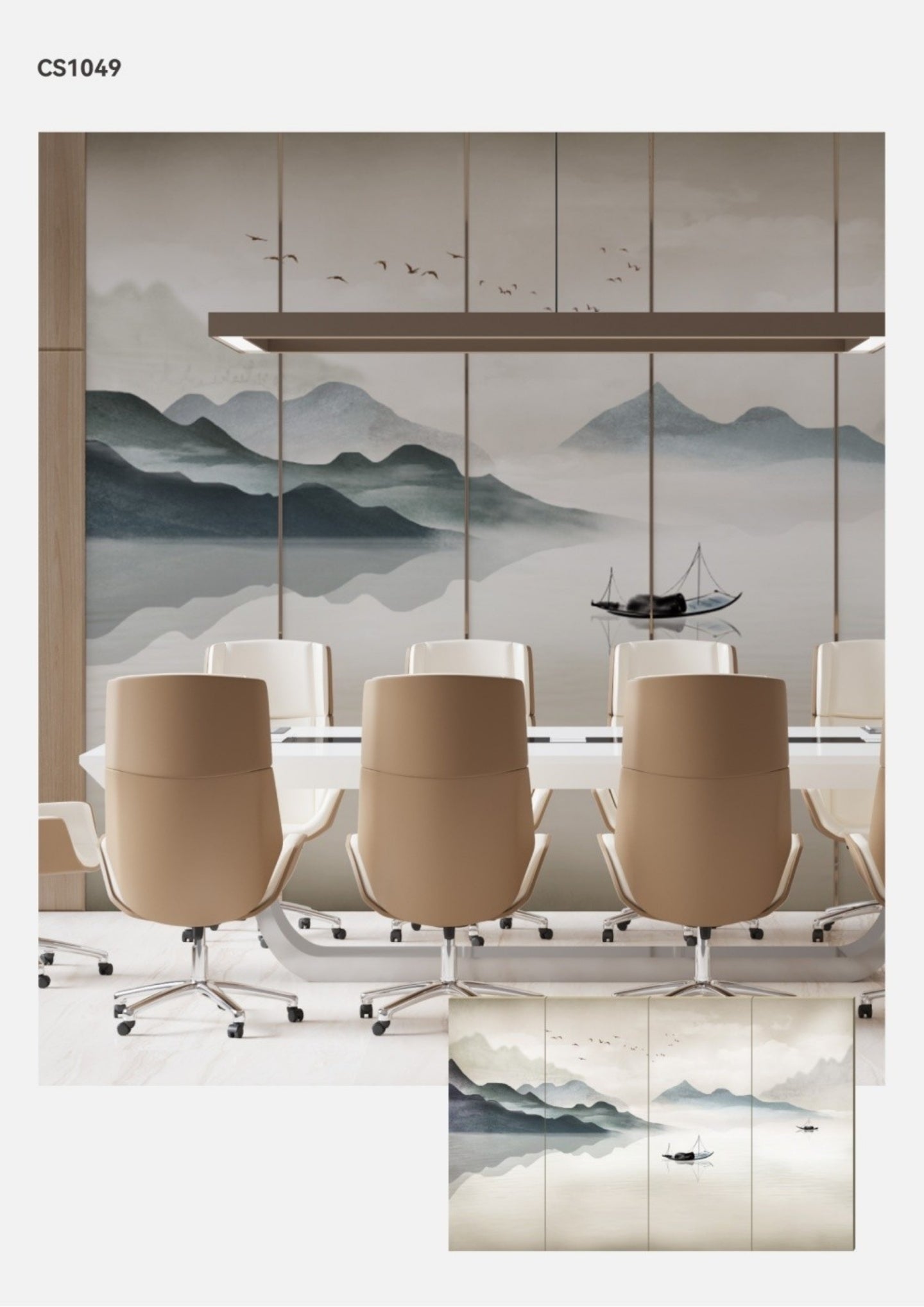 Hardback Wall Mural-Chinese Style