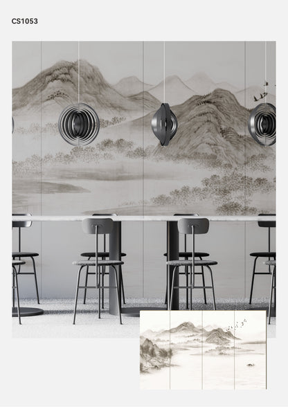Hardback Wall Mural-Chinese Style