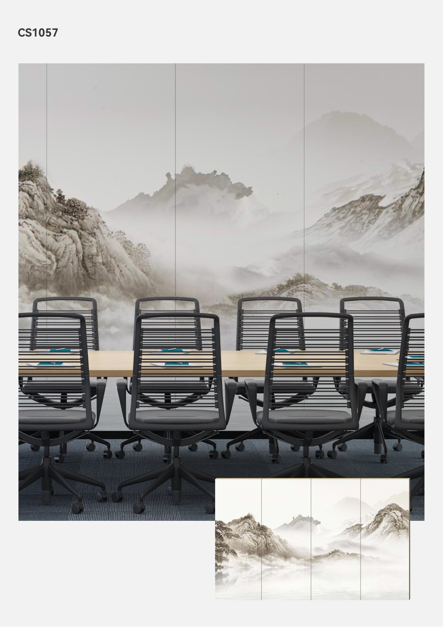 Hardback Wall Mural-Chinese Style