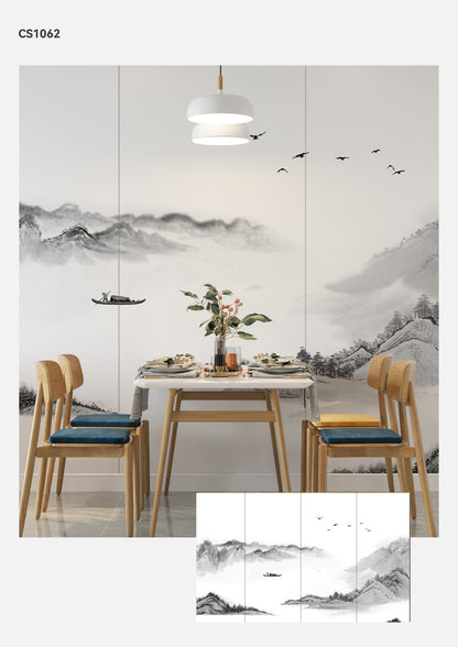 Hardback Wall Mural-Chinese Style