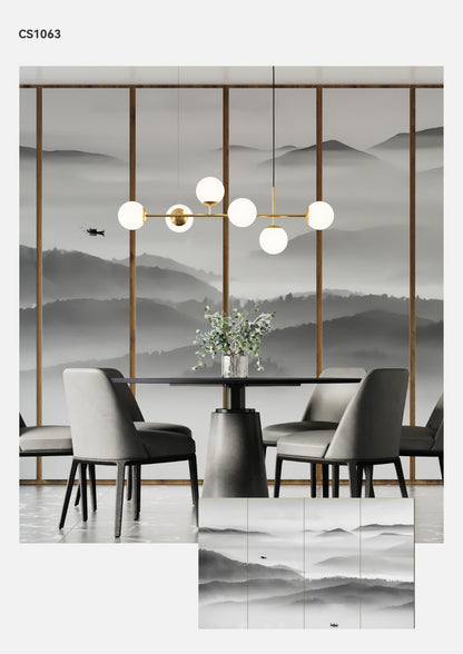 Hardback Wall Mural-Chinese Style