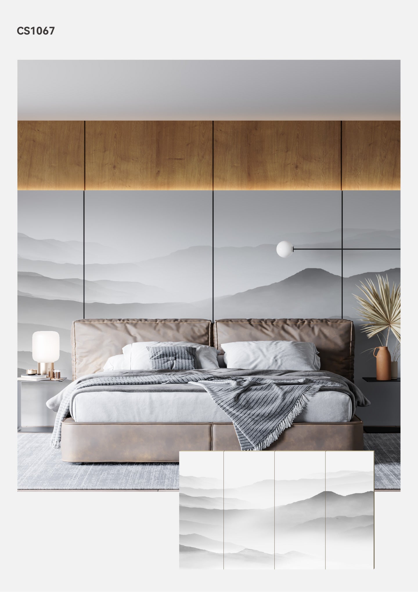 Hardback Wall Mural-Chinese Style