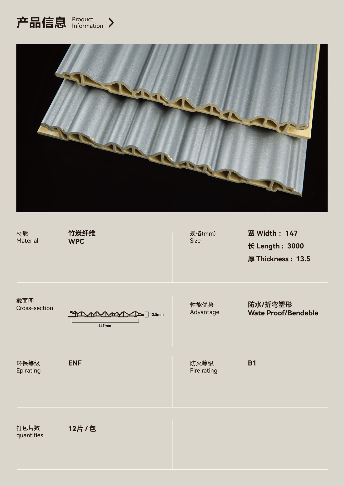 147mm Wave Grille