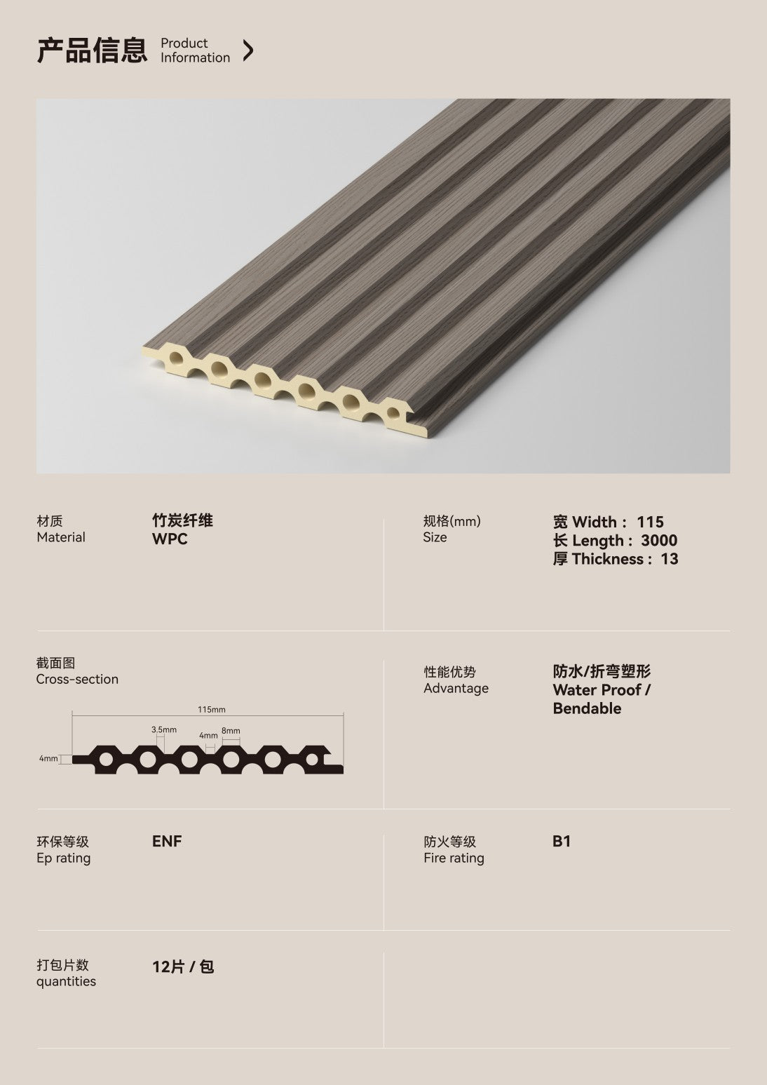 115mm Wave Grille