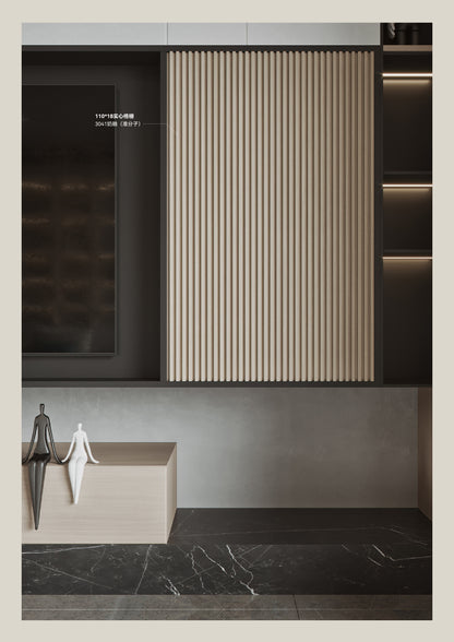 110x18mm Solid Grille