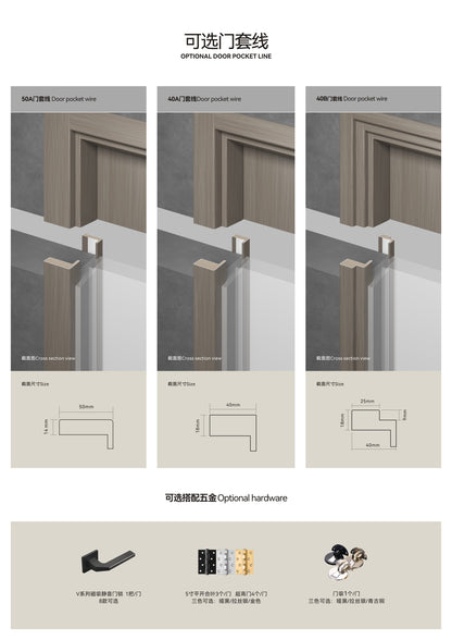 Solid Wood Composite Door